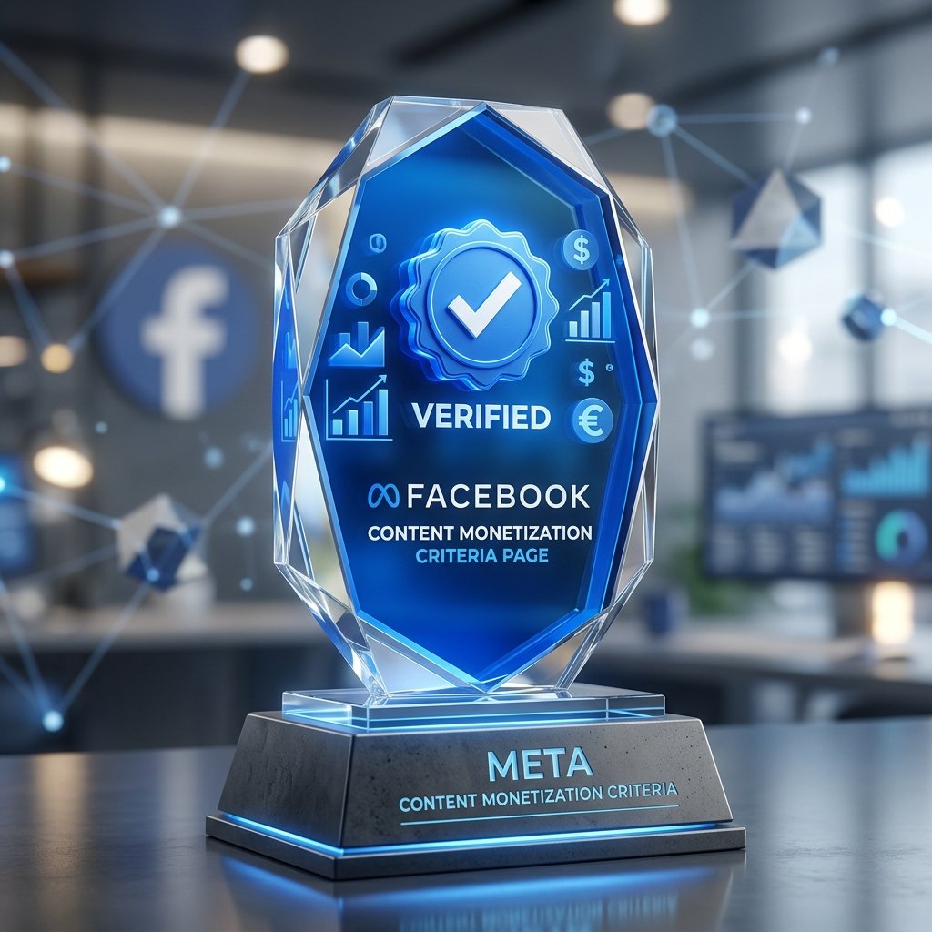 Facebook Content Monetization Criteria Page for Sale verified brand icon